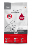 Platinum Adult sausas pa&scaron;aras &scaron;unims su jautiena : Sauso maisto pakuotės - 1.5 kg