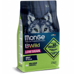 Monge BWild Low Grain All Breeds Adult Wild Boar sausas maistas &scaron;unims su &scaron;erniena : Sauso maisto pakuotės - 12 kg