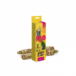 RIO lazdelės su tropiniais vaisiais ilgauodegėms papūgoms, 2x40 g : Kiekis - 1 vnt.
