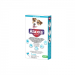 Ataxxa užla&scaron;inamas tirpalas &scaron;unims nuo erkių, blusų ir uodų, (4&ndash;10 kg), 500 mg/100 mg : Kiekis - 1 vnt.