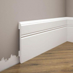 Dažomos polistireno grindjuostės LPC-18 &bdquo;Elegance&rdquo; (244&times;1.2&times;10.7 cm)