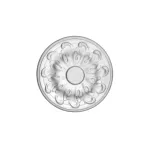 Rozetė R115 &bdquo;Grand Decor&ldquo; &ndash; 20 cm