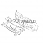 LED juosta kairėje Microcar MGO3 / MGO4