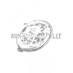 Kairysis priekinis žibintas Microcar MGO3 / MGO4 / Du&eacute; 2