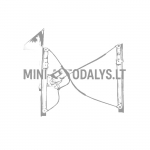 Langų reguliatorius kairėje Chatenet CH26 / CH30 / CH32