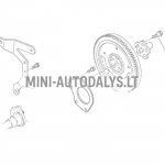 Starterio plok&scaron;telė Aixam Kubota Z402 / Z482