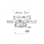 Instrukcijų knyga "Microcar MGO4" (olandų kalba)
