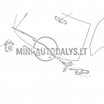 Priekinio valytuvo svirtis Ligier JS50 / JS50L Ph1