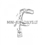 Variklio pavarų dėžės generatoriaus laikiklis Ligier / Microcar (Lombardini FOCS / Progress)