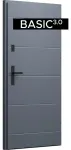 Wikęd Basic 3.0 26C lauko durys 90 cm, antracitas De&scaron;ininės