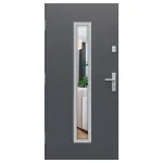 Gerda Select Hanover 5 lauko durys 90 cm, antracitas Kairinės Be rankenų