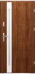 Wikęd Basic 3.0 25C lauko durys 90 cm, auksinis ąžuolas De&scaron;ininės Juodas rėmelis