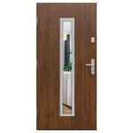 Gerda Select Hanover 5 lauko durys 90 cm, auksinis ąžuolas Kairinės Vienna Z, nikelis satinas