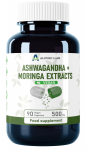 Alzuro Labs Ashwaganda (20:1 Extract) + Moringa (10:1 Extract) 90 kaps.