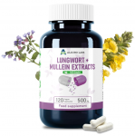 Alzuro Labs Lungwort (4:1 Extract) + Mullein (4:1 Extract) 120 kaps.