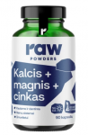 Raw Powders Kalcis + Magnis + Cinkas + D3 90 kaps.