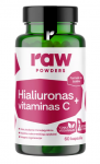 Raw Powders Hialiuronas + Vitaminas C 60 kaps.