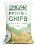 Inlead Protein Chips 50 g. (exp. 2026-03-04) - Svogūnų ir grietinėlės