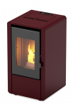 Granulu kamīns CENTROMETAL CentroPelet Z6 C sarkans 2,7-6,15 kW