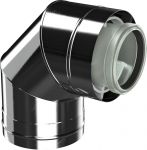 Bosch FC-CE250-87 &ndash; plieninė dūmtraukio alkūnė &Oslash;250/350, 87&deg;