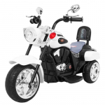 Vaiki&scaron;kas elektrinis motociklas Chopper NightBike, Baltas