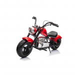 Vaiki&scaron;kas Elektrinis Motociklas Chopper Warrior, Raudonas