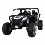 Vaiki&scaron;kas Elektrinis Bagis ATV Racing 4x4, Baltas