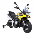 Vaiki&scaron;kas Elektrinis motociklas BMW F850 GS, Geltonas