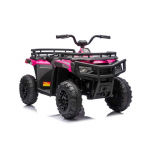 Vaiki&scaron;kas Elektrinis Keturratis WOLF ATV 4x4 ATV, Rožinis
