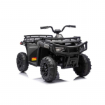Vaiki&scaron;kas Elektrinis Keturratis WOLF ATV 4x4 ATV, Juodas