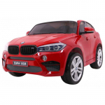 Vaiki&scaron;kas Elektromobilis BMW X6M XXL, Tamsiai raudonas