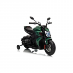 Vaiki&scaron;kas elektrinis motociklas Ducati Diavel x Bentley, Žalias