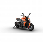 Vaiki&scaron;kas elektrinis motociklas Ducati Diavel x Bentley, Oranžinis