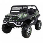 Vaiki&scaron;kas Elektromobilis Mercedes BENZ UNIMOG Strong, Kamufliažinis