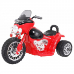 Vaiki&scaron;kas elektrinis triratis motociklas Chopper, Raudonas