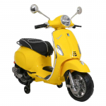 Vaiki&scaron;kas elektrinis motoroleris Vespa Roma, Geltonas