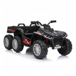 Vaiki&scaron;kas elektrinis keturratis su priekaba TX ATV, Juodas