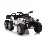 Vaiki&scaron;kas elektrinis keturratis su priekaba TX ATV, Baltas