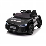 Vaiki&scaron;kas policijos elektromobilis Audi R8, juodas