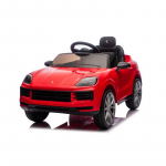 Vaiki&scaron;kas elektromobilis Porsche Cayenne, Raudonas