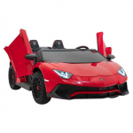 Vaiki&scaron;kas Elektromobilis Lamborghini Aventador SV STRONG, Raudonas