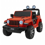 Vaiki&scaron;kas Elektromobilis Jeep Wrangler Rubicon, Oranžinis