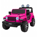 Vaiki&scaron;kas Elektromobilis Jeep Wrangler Rubicon, Rožinis