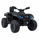 Vaiki&scaron;kas Elektrinis Keturratis Can Am Outlander ATV, Juodas