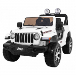 Vaiki&scaron;kas Elektromobilis Jeep Wrangler Rubicon, Baltas