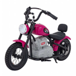 Vaiki&scaron;kas Elektrinis motociklas Chopper SPEED, Rožinis