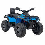 Vaiki&scaron;kas Elektrinis Keturratis Can Am Outlander ATV su nuotolinio valdymo pultu, Mėlynas