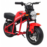 Vaiki&scaron;kas elektrinis motociklas SUPERMOTO, Raudonas