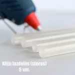 Kar&scaron;tų klijų lazdelės (STOROS) 5 vnt.