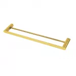 Dvigubas rank&scaron;luosčių laikiklis BALNEO QARX Model 3 60 cm Brushed Gold